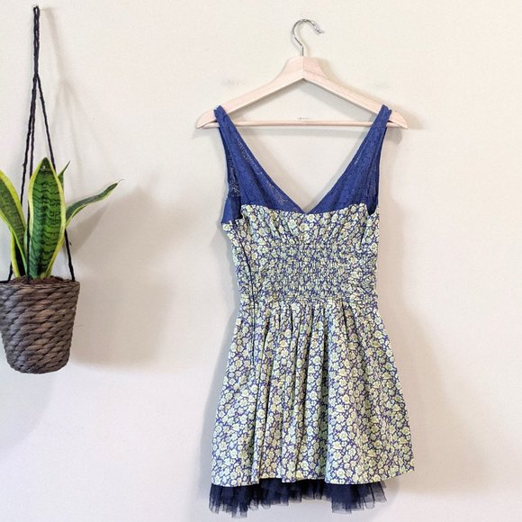 Free People Dazzling Ditzy Floral Tulle Mini Dress - Picture 7 of 8